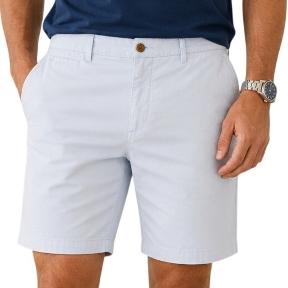 Peter Millar Light Blue Chino Shorts Men's 36